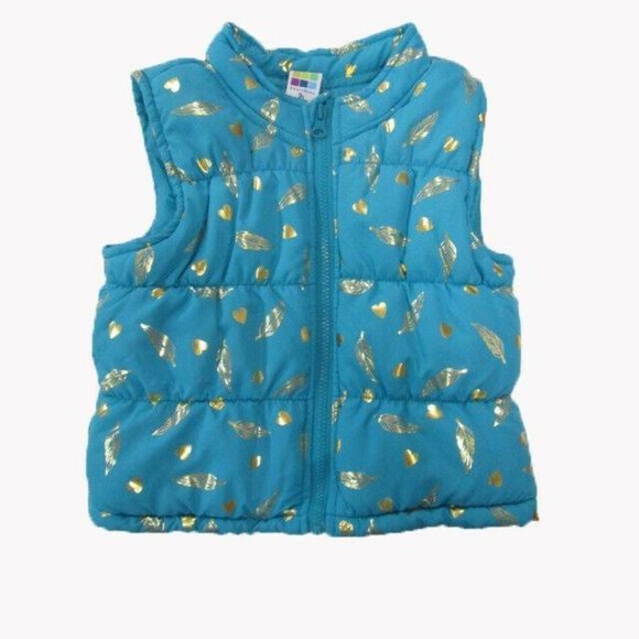 Healthtex print puffer vest SIZE 3T - Picture 1 of 3